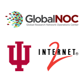 GlobalNOC, IU and Internet2 logos