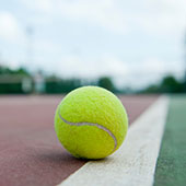tennis court baseline