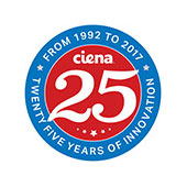 Ciena turns 25 graphic