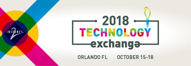 2018 Internet2 Technology Exchange banner